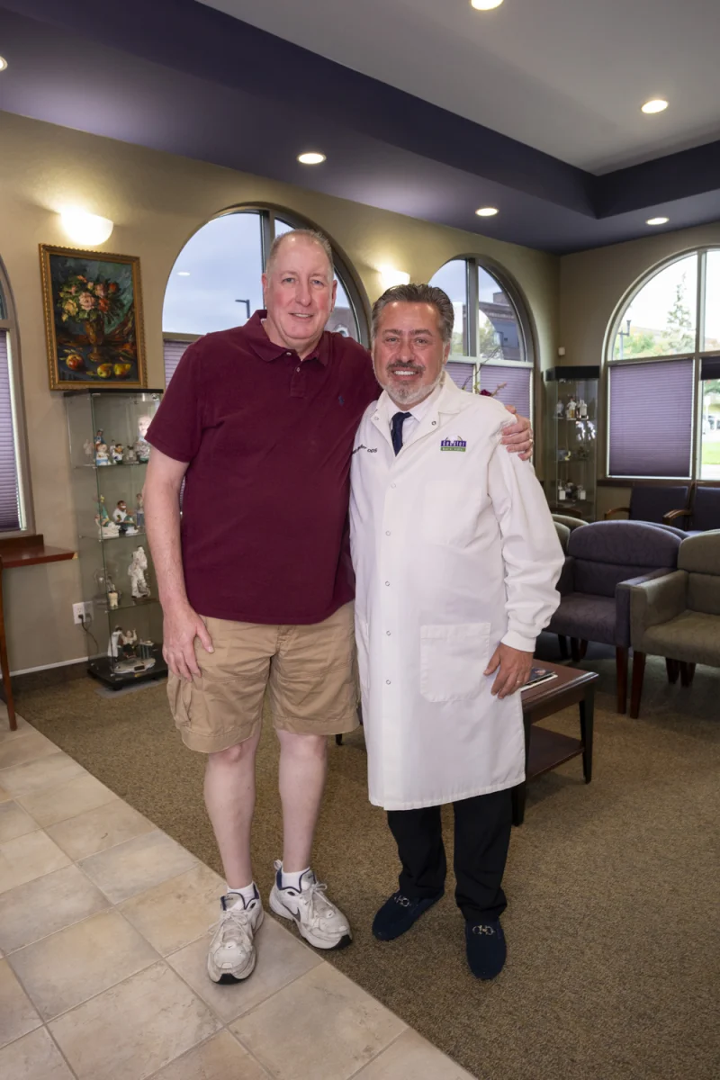 All-on-X dental implant patient at Gendler Dental Center
