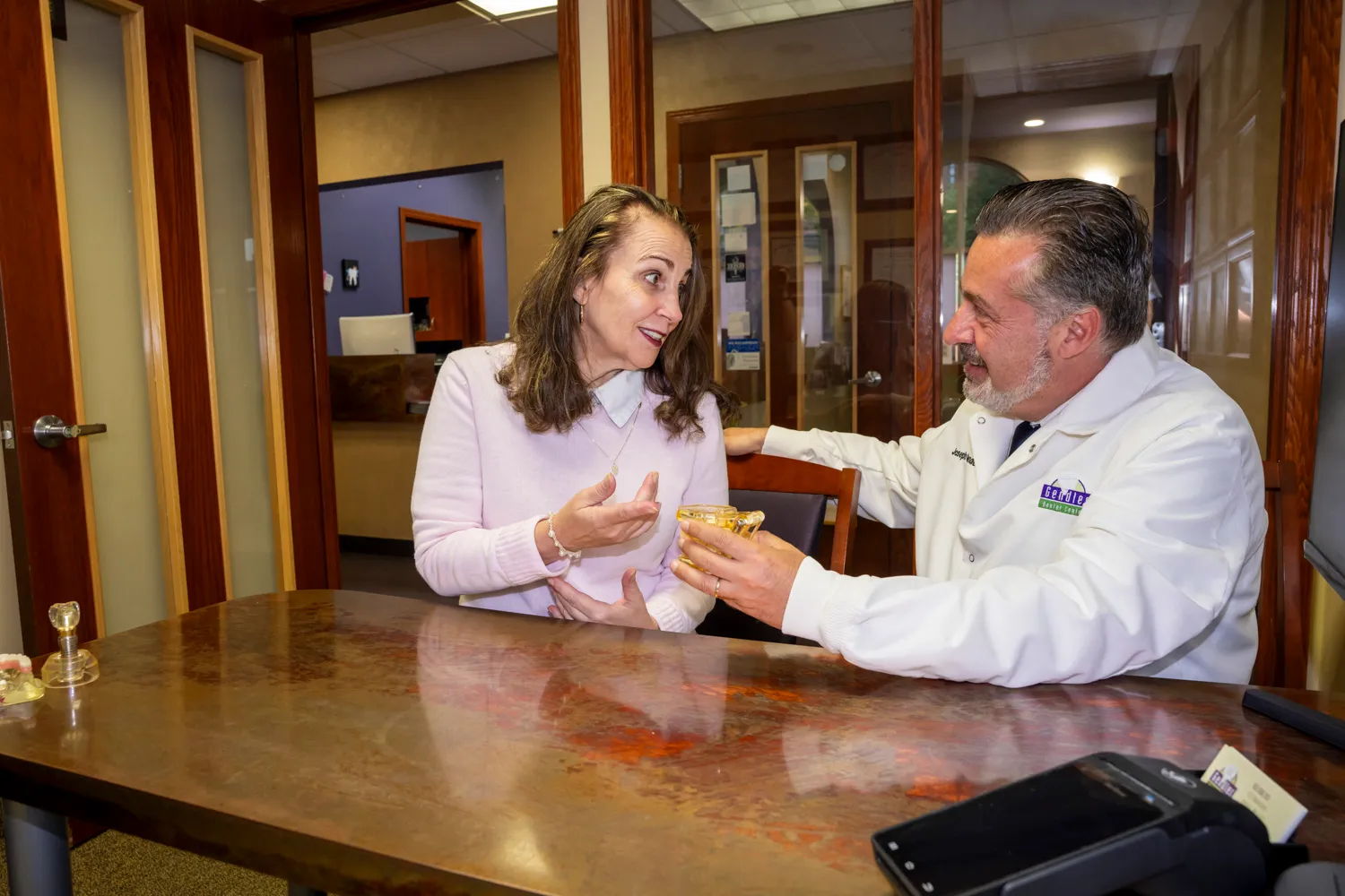 Dental implants patient in Hopkins