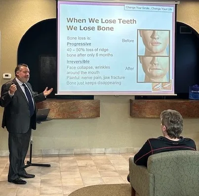 Treatment options when bone has already been lost.