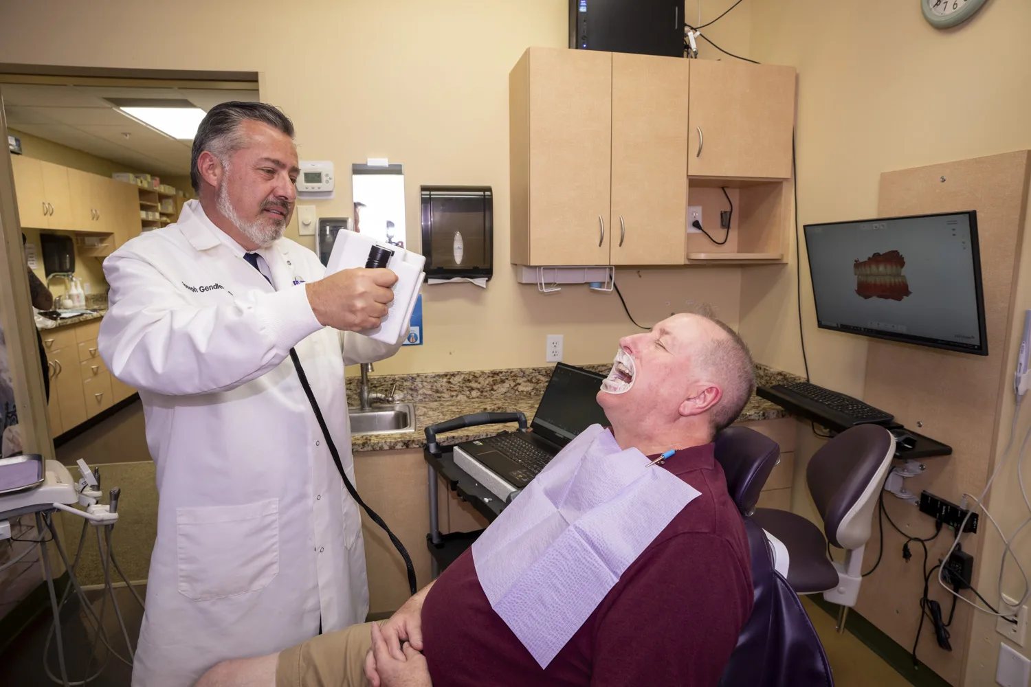 Digital impressions and teeth scans